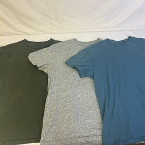 Abercrombie & Fitch Short Sleeve Tees - Olive, Gray, Blue